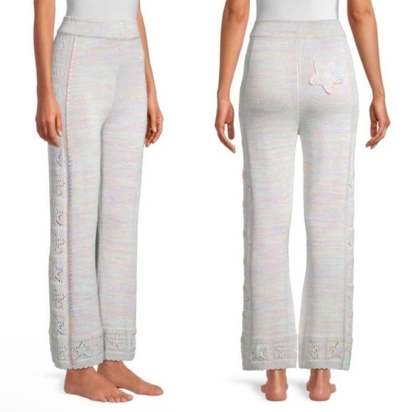 LoveShackFancy Toro Knit Pants- Pastel Rainbow - Picture 4 of 9